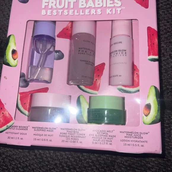 RARE Glow Recipe Original Fruit Babies Bestseller Set HTF Avocado Melt Blueberry - Picture 3 of 3